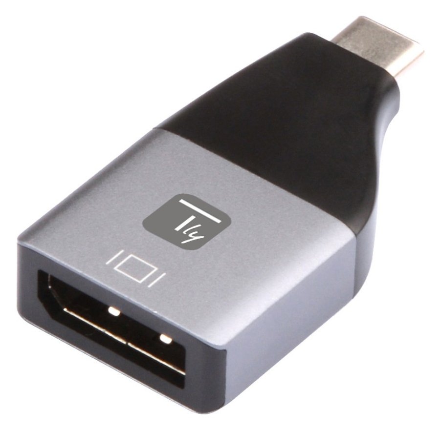 Techly Adapter DisplayPort F 1.2 auf USB-C M - Adapter - Digital/Daten
