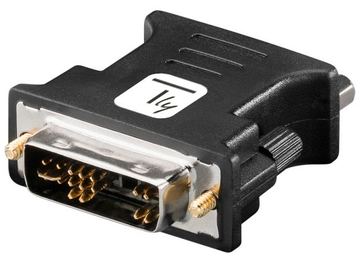 Techly Adapter DVI-A Stecker auf VGA Buchse, schwarz von LumaTech