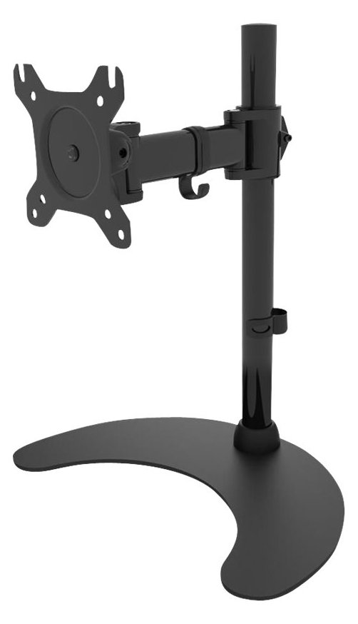 Techly Aufstellung - für LCD-Display - Schwarz - Bildschirmgröße: 33-68.6 cm (13-27)