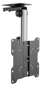 Techly Befestigungskit (Deckenhalterung) - für LCD TV - Stahl - Schwarz, Silber - Bildschirmgröße: 43.2-94 cm (17-37) von LumaTech
