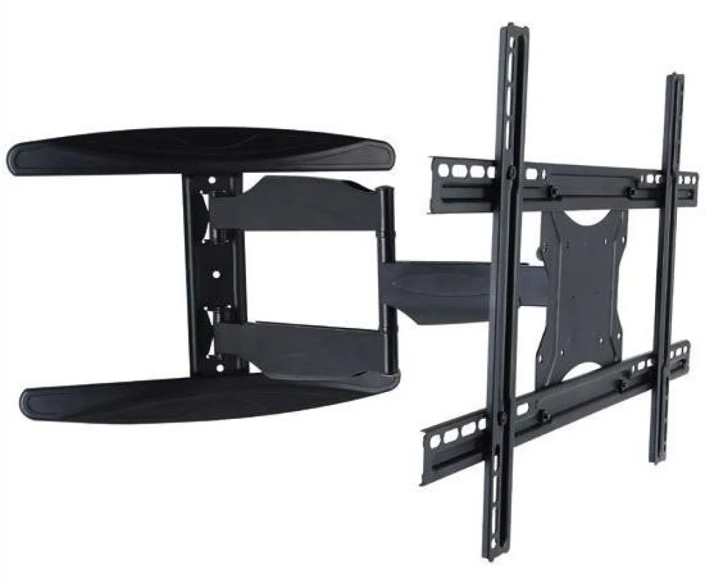 Techly Befestigungskit (voll bewegliche Wandhalterung) - für Flachbildschirm - Schwarz - Bildschirmgröße: 102-165 cm, Ansicht 2