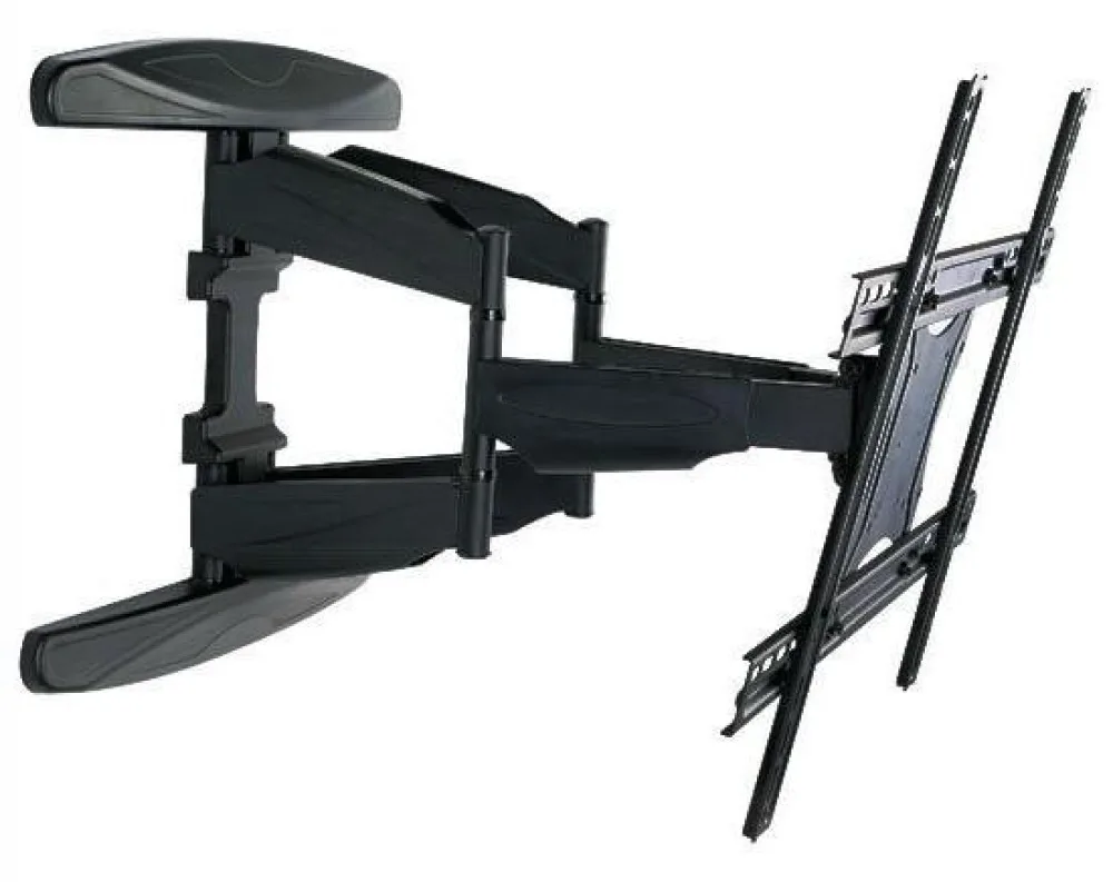 Techly Befestigungskit (voll bewegliche Wandhalterung) - für Flachbildschirm - Schwarz - Bildschirmgröße: 102-203 cm, Ansicht 2