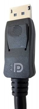 Techly DisplayPort 1.4 Anschlusskabel, M/M, 1m, schwarz von LumaTech