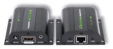 Techly Extender HDMI Full HD on cable Cat.5E / 6 / 6A / 7 max 60m Autoregulated von LumaTech