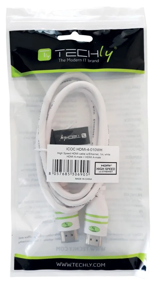 Techly HDMI mit Ethernetkabel - HDMI (M) bis HDMI (M), Ansicht 3