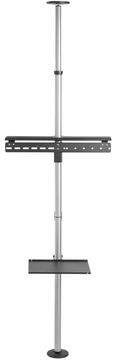 Techly ICA-TR32 - Befestigungskit (Regal, Boden-zu-Decke-Befestigung, VESA-Halterung) - für Flachbildschirm - Aluminium von LumaTech