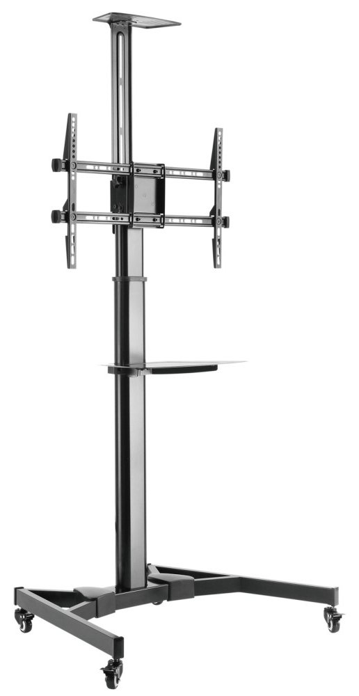 Techly ICA-TR46 - Multimedia-Wagen - Schwarz - Kunststoff - Stahl - Flachbildschirm - 50 kg - 5 kg
