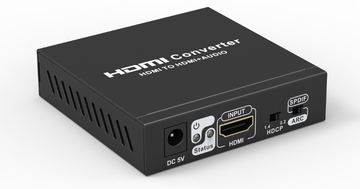 Techly IDATA HDMI-EAC - Aktiver Videokonverter - Schwarz - CE - FCC - RAEE - 480i - 480p - 576i - 576p - 1080i - 1080p von LumaTech