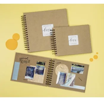 Hama Craft - Braun - 40 Blätter - 10 x 15 - Spiralbindung - Papier - Braun, Ansicht 3