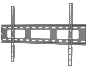 Techly LED 010 - Befestigungskit (Wandplatte, 2 Montagehalterungen) - fest - für LCD-Display - Schwarz - von LumaTech