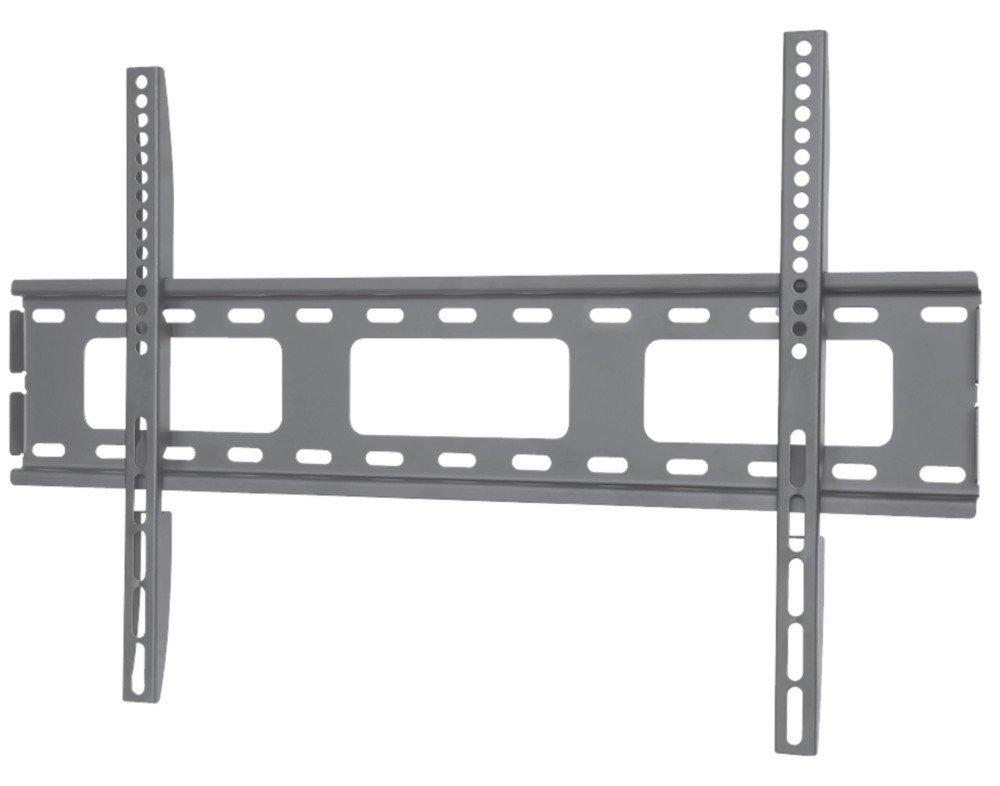 Techly LED 010 - Befestigungskit (Wandplatte, 2 Montagehalterungen) - fest - für LCD-Display - Schwarz -