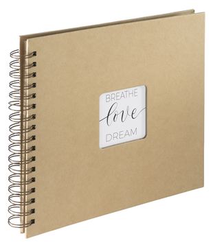 Hama Craft - Braun - 80 Blätter - 10 x 15 - Spiralbindung - Papier - Braun von LumaTech