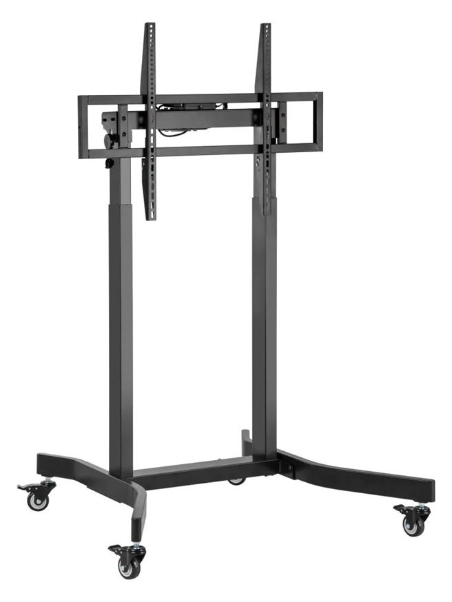 Techly Motorisierter TV Wagen mit einstellb. Höhe fuer 55-100'' schwarz