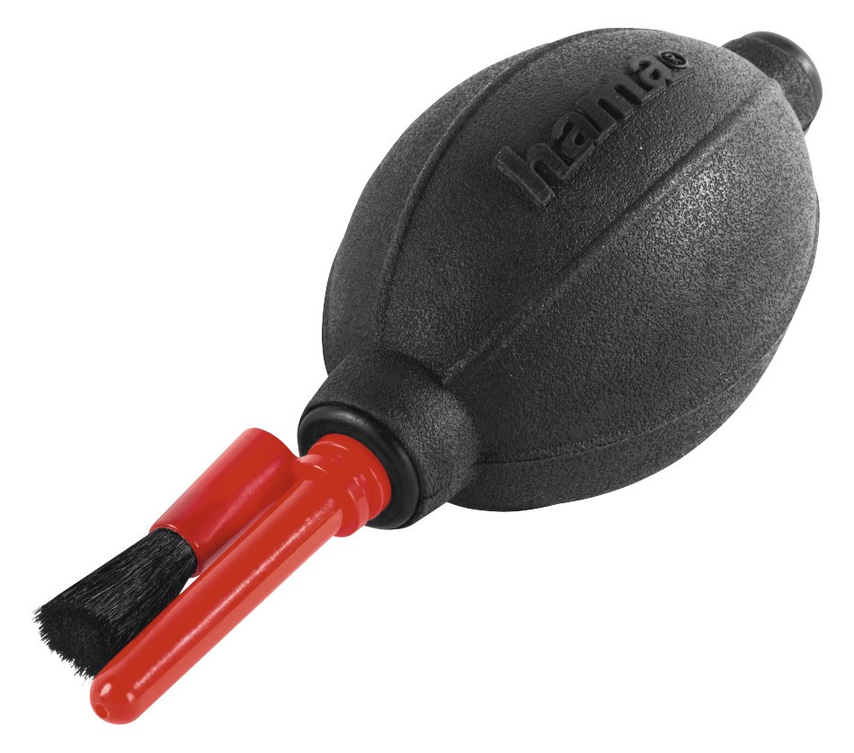Hama Dust Ex Brush 55 - Luftdruckreiniger für Gerätereinigung - Digitalkamera - Schwarz - Rot - 160 mm - 5,5 cm - 1 Stk