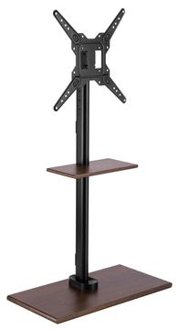 Techly TV Standfuß fuer LCD/LED/Plasma TV 23-55 mit einer Ablage Holzdesign von LumaTech