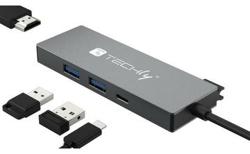 Techly USB3.2 Type-C Docking Station 2x USB-A 1x USB-C HDMI von LumaTech