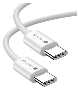 Techly USB4 Gen2 USB-C EPR Kabel 20G 240W zertifiziert 2m weiß - Kabel - Digital/Daten von LumaTech