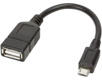Techly USB-Adapter - USB (W) bis Micro-USB Typ B (M) von LumaTech