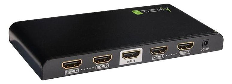 Techly Video-/Audio-Splitter - 4 x HDMI - Desktop