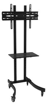 Techly Wagen - für Flachbildschirm / AV-Ausrüstung - Schwarz - Bildschirmgröße: 81.3-177.8 cm (32-70) von LumaTech