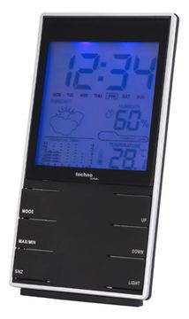 Technoline Techno Line WS 9120 - Wetterstation - Schwarz von LumaTech