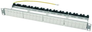 Telegärtner Karl Gärtner 19-Modultr. Flex für AMJ-S/AMJ/U incl. 24x snap-in-Modulaufn RAL - Patch-Panel von LumaTech