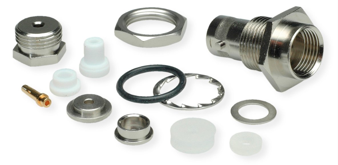 Telegärtner Karl Gärtner BNC-Kabeleinbaubuchse 50 Ohm für RG178B/U Druckverschraubung