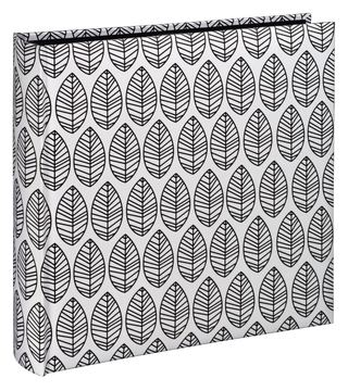 Hama Jumbo-Album La Fleur, 30x30 cm, 100 schwarze Seiten, Weiß von LumaTech