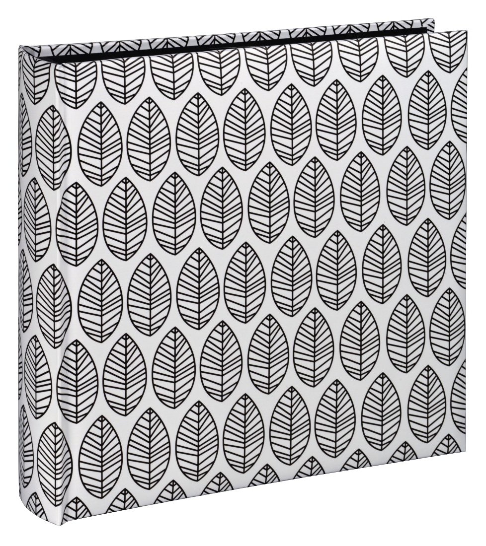 Hama Jumbo-Album La Fleur, 30x30 cm, 100 schwarze Seiten, Weiß