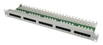 Telegärtner Karl Gärtner ISDN/Telephone Patch Panel MPPI25-H - Patch Panel - Hellgrau, RAL 7035 - 1U -48.3cm von LumaTech