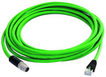 Telegärtner Karl Gärtner L80104A0000 - 7,5 m - -40 - 85 °C - M12x1 X-coded Cable Plug to RJ45 Cable Plug von LumaTech