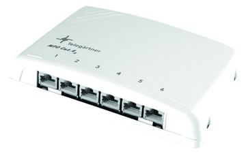 Telegärtner Karl Gärtner Mini Distributor MPD6-HS K - Kabelverteilerkasten - RJ-45/RJ-11/RJ-12 X 6 von LumaTech