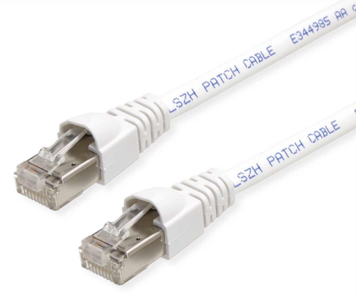 Telegärtner Karl Gärtner MP8 FS 500 - Patch-Kabel - RJ-45 (M) zu RJ-45 (M) - 1.5 m - S/FTP - CAT 6a - weiß