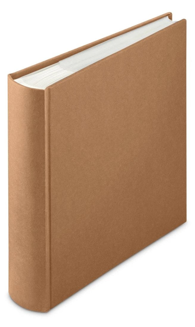 Hama Memo-Album "Wrinkled" - Braun - 100 Blätter - 10?15 - Book binding - Bambus - Kraftpapier - Weiß