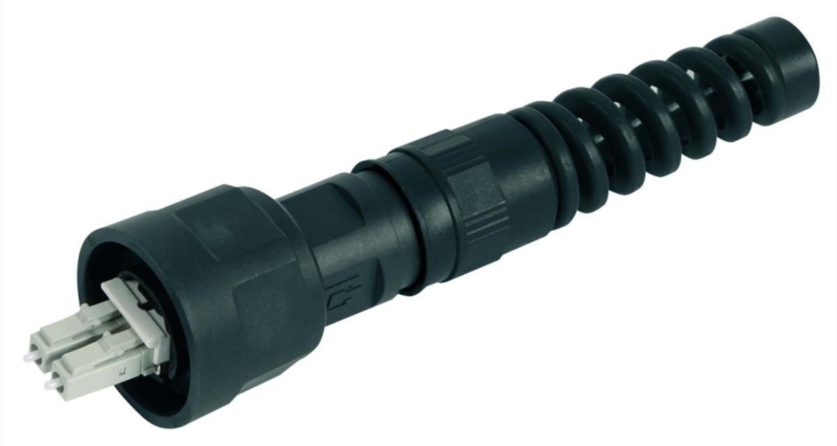 Telegärtner Karl Gärtner STX V1 LC-D Steckerset - Multimode-Faser - Duplex - mit Knickschutzspirale