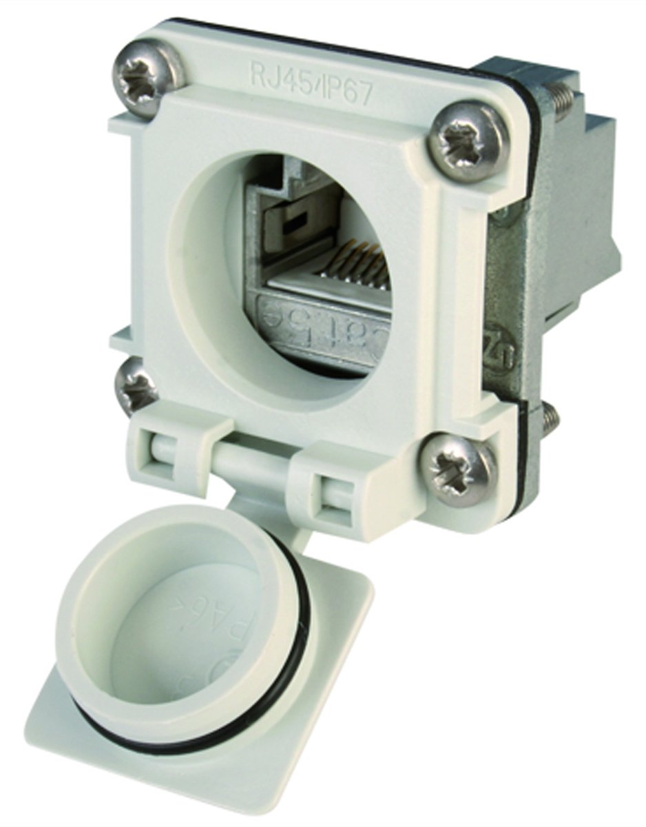 Telegärtner Karl Gärtner STX V6 Flanschset AMJ-Kupplung Cat.5e 100022953 - Kabel - Netzwerk
