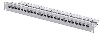 Telegärtner Karl Gärtner Telegärtner - Patch Panel - Vorderseite - Rack montierbar - RJ-45 X 24 - Hellgrau, RAL 7035 von LumaTech