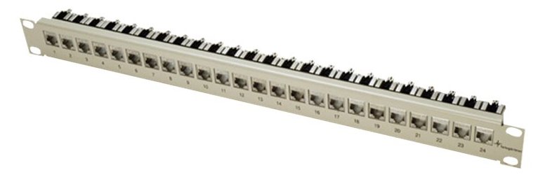 Telegärtner Karl Gärtner Telegärtner AMJ Module K Cat.6 - Patch Panel - CAT 6 - RJ-11/RJ-12 X 24 - Hellgrau, RAL 7035