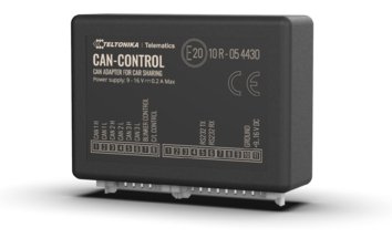 Teltonika CAN-CONTROL, Auto, GPS-Tracker, Schwarz, Status, -40 - 85 °C, 36 mm