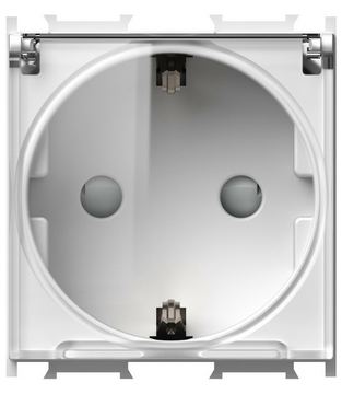 TEM Serie Modul Steckdosen SOCKET Schutzkontakt+KS+COVER2P+E 16A von LumaTech