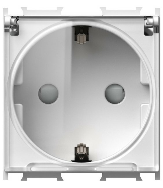 TEM Serie Modul Steckdosen SOCKET Schutzkontakt+KS+COVER2P+E 16A