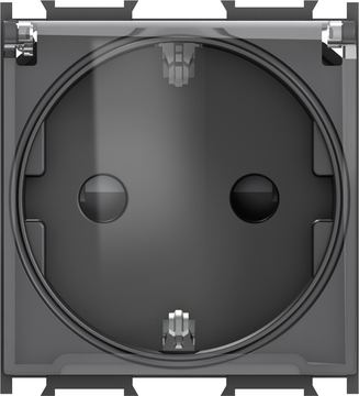 TEM Serie Modul Steckdosen SOCKET Schutzkontakt+KS+COVER2P+E 16A von LumaTech
