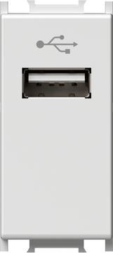 TEM Serie Modul Steckdosen SOCKET USBTIP A 1M PW von LumaTech