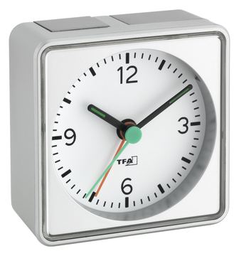TFA Push - Wecker - viereckig - Quarz - Schreibtisch von LumaTech