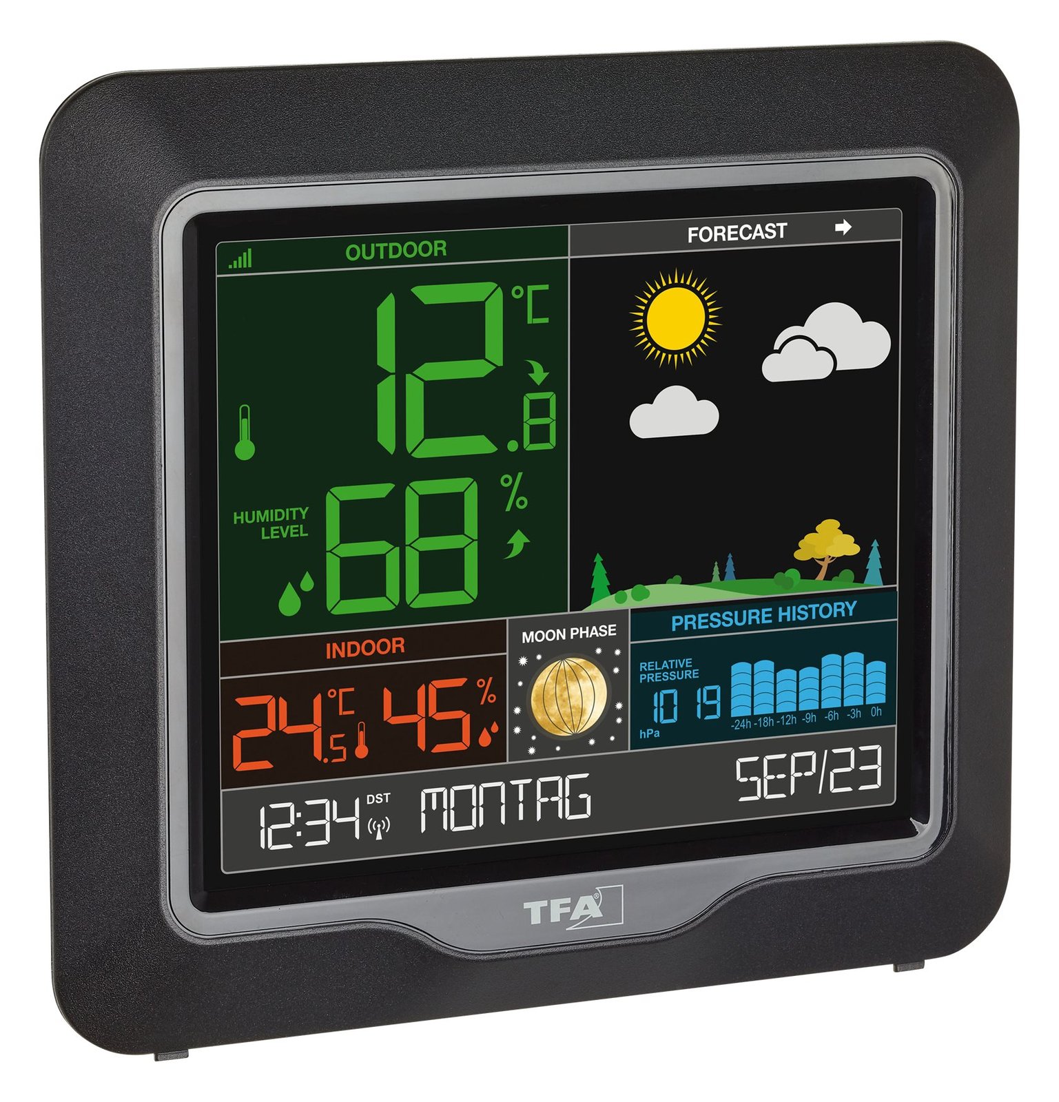 TFA Season - Wetterstation - Schwarz