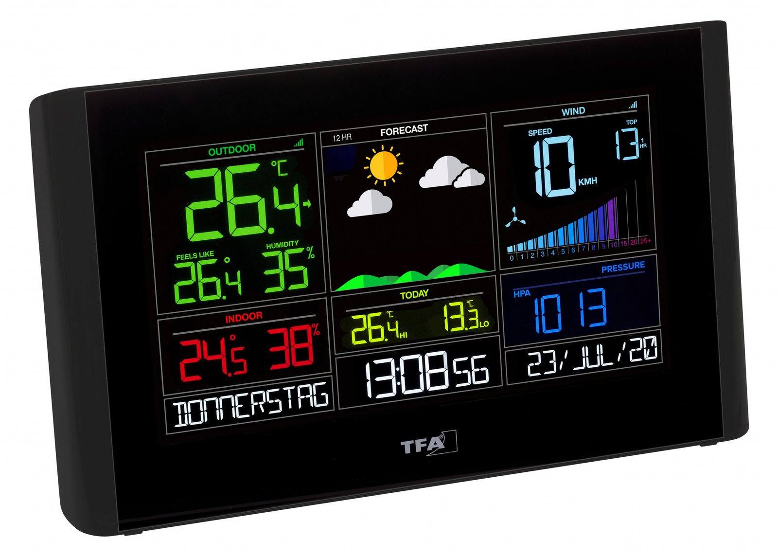 TFA VIEW BREEZE - Wetterstation - Schwarz