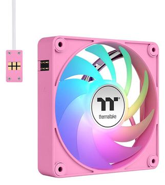 Thermaltake 140mm CT140 EX ARGB Sync PC Cooling Fan Pink 3 Pack - Gehäuse-Lüfter - 500 rpm von LumaTech