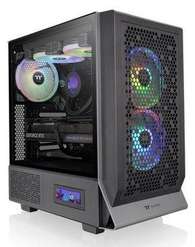 Thermaltake Ceres 300 TG ARGB - Mid tower - E-ATX - Seitenteil mit Fenster (gehärtetes Glas) von LumaTech