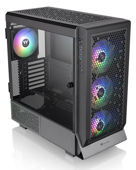Thermaltake Ceres 500 TG ARGB - Mid tower - E-ATX - Seitenteil mit Fenster (gehärtetes Glas)