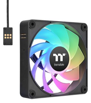 Thermaltake CT120 EX Reverse ARGB Sync - Gehäuselüfter - 120 mm - Schwarz (Packung mit 3) von LumaTech